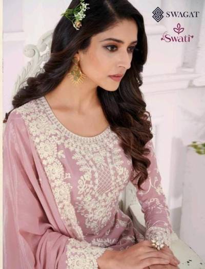SWATI SERIES – 3701 TO 3706 BY SWAGAT SALWAR KAMEEZ WHOLESALER IN INDIA
